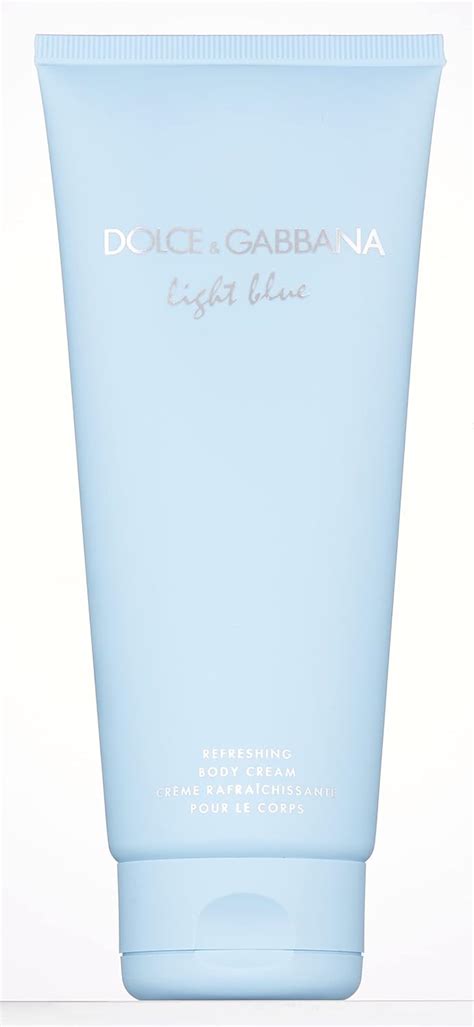 dolce & gabbana body cream light blue